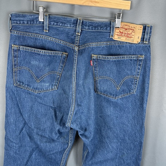 Levi's 501 XX Straight Leg Reg Wash 100% Cotton Button Fly Jeans Men's 40 X 32 - Picture 7 of 8